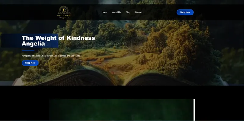 Angelia Elson website designed by Sofverse