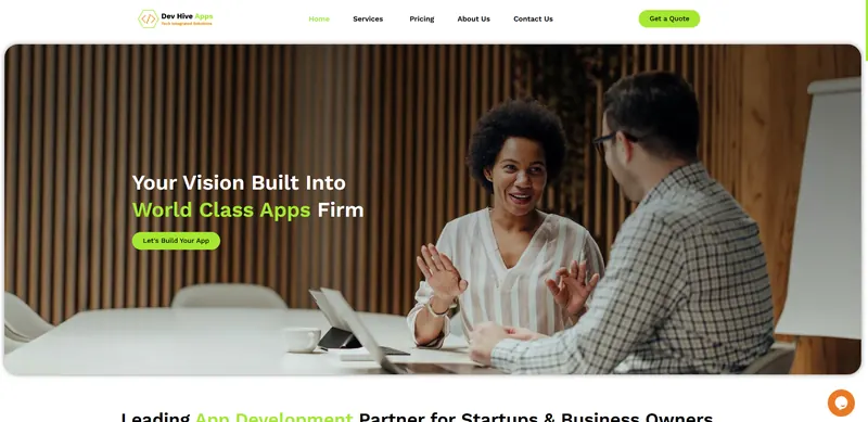 Dev Hive Apps website by Sofverse, a web development company serving Atlanta