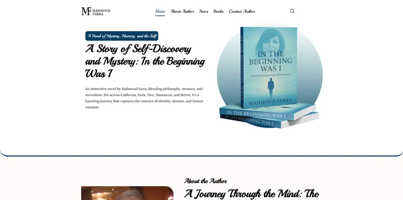 Mahmoud Farra website designed by Sofverse