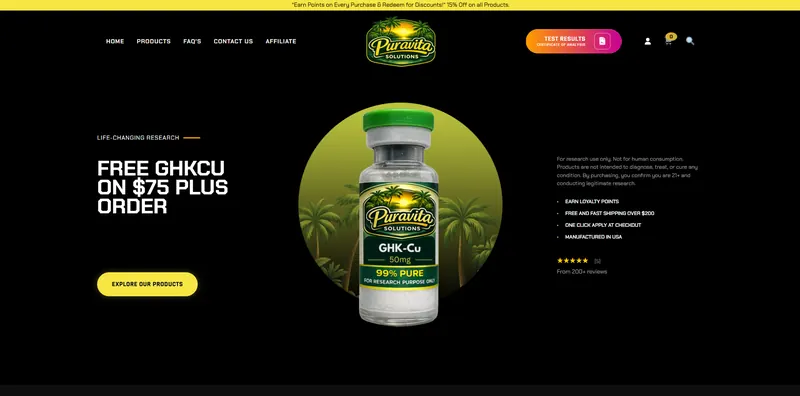 Pura Vita Solutions website by Sofverse, a SEO company serving Miami