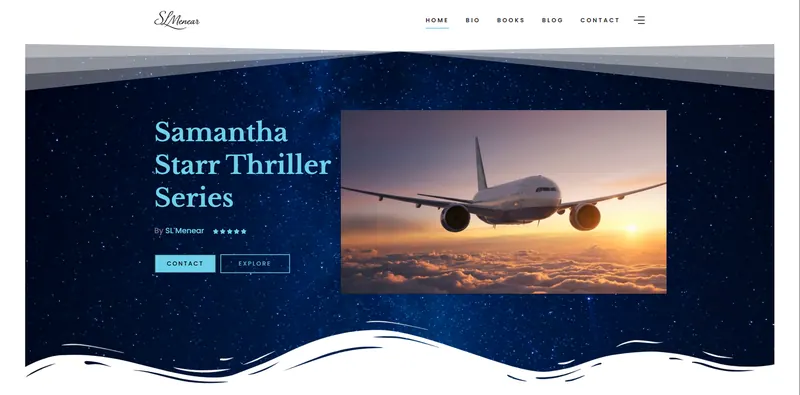 SL Menear website designed by Sofverse