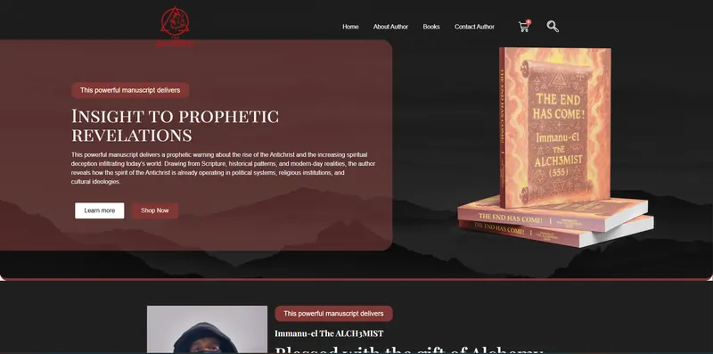 The Alchemist 4899 website designed by Sofverse